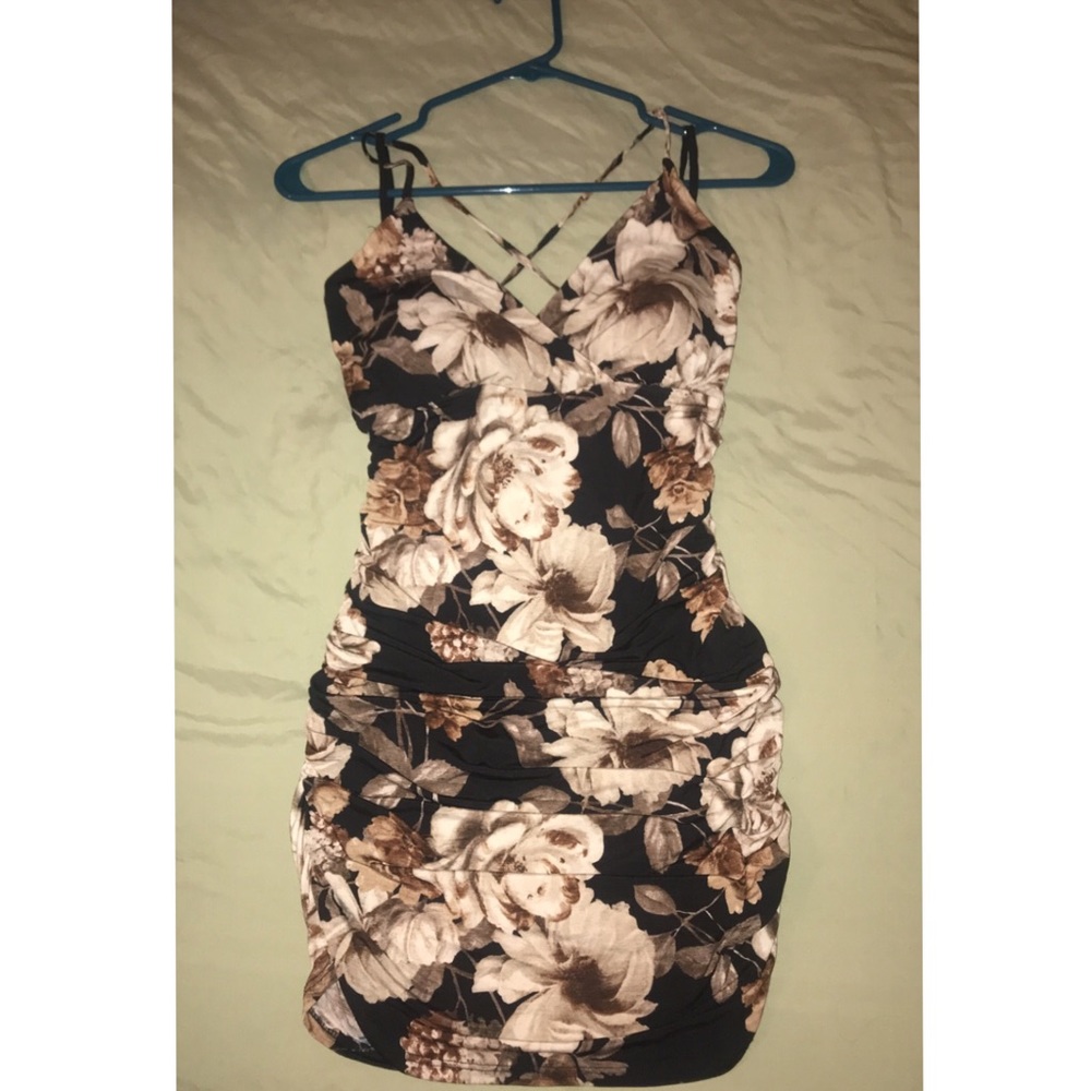Floral spaghetti strap